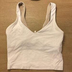 Size 2 white lululemon align tank